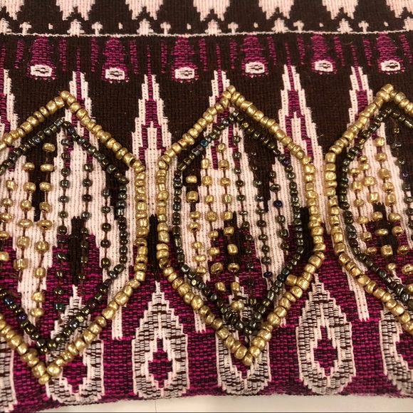 Beaded Canvas Wristlet - Picture 5 of 5